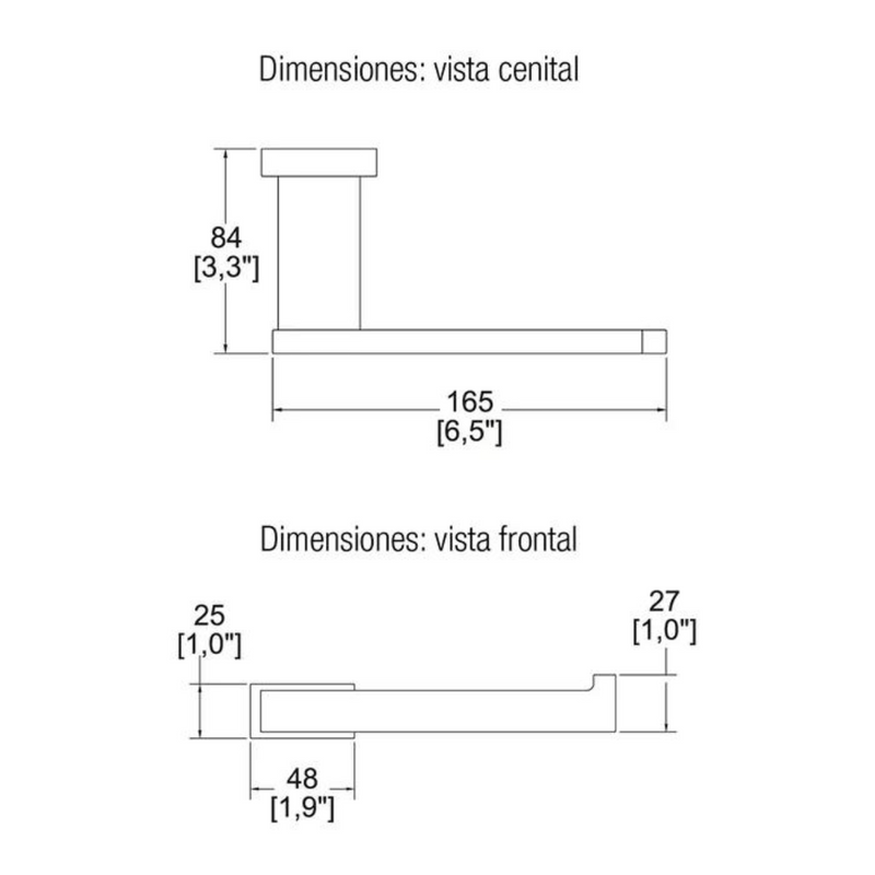 Portapapel secillo 16104 Vertika