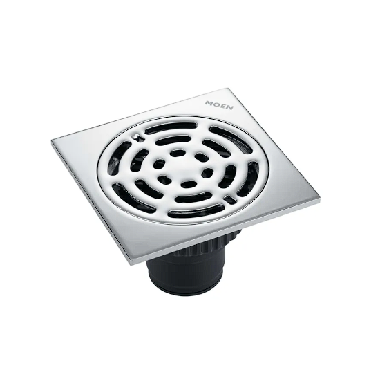 Coladera de Reja Redonda Para Piso Cromo 207319