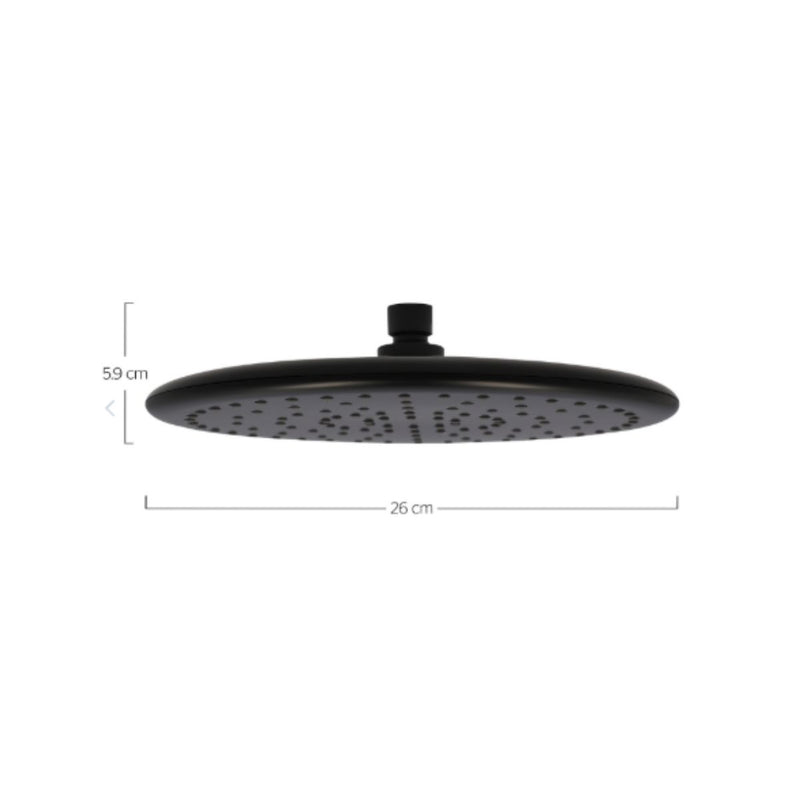 REGADERA URREA 2212.2 NEGRO S/BZO/CHAP