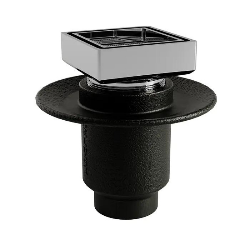 Coladera corta con inserto cerámico cuadrado 22V-CHLI