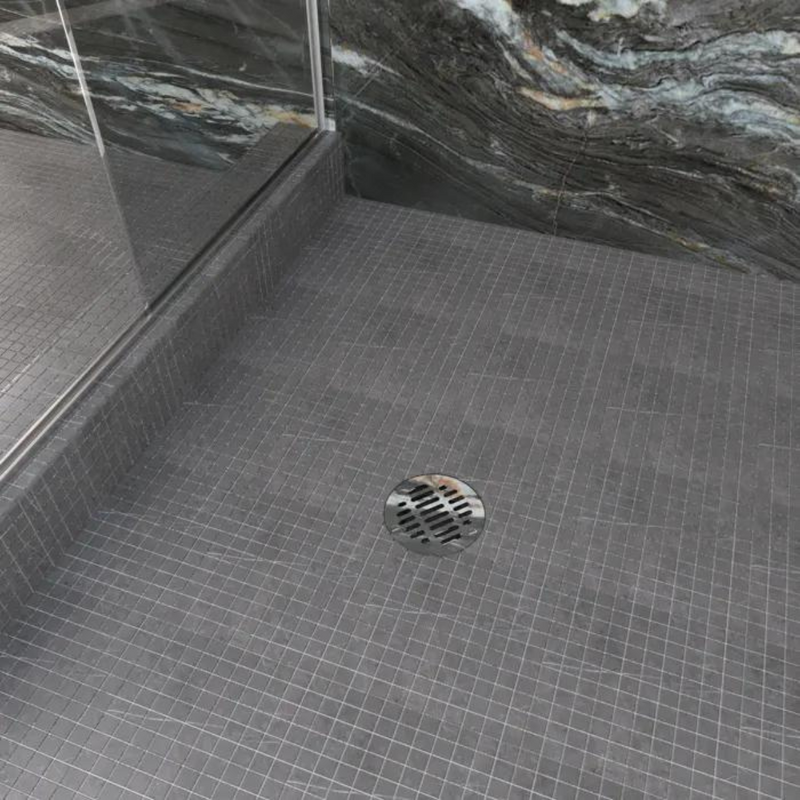 Coladera para piso rejilla redonda 24
