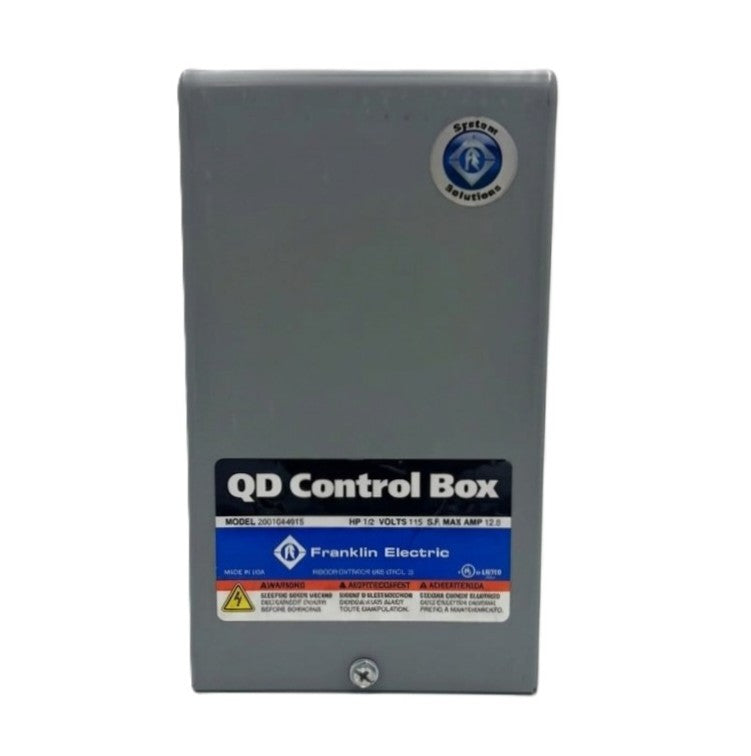 Caja de Control QD para Motor Sumergible 1/2 HP 115 V