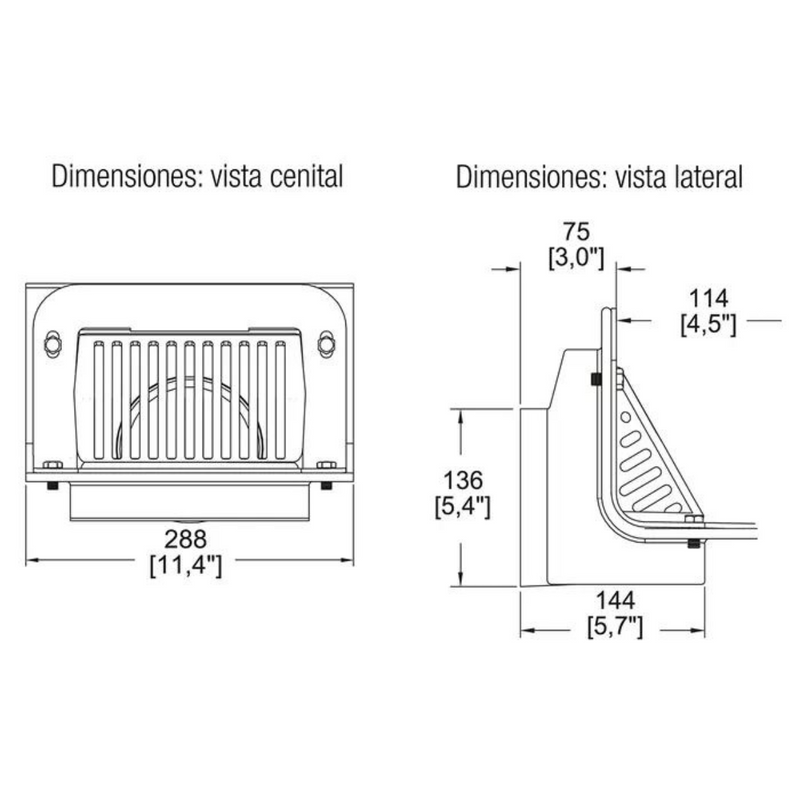 Coladera de pretil para azotea 4954