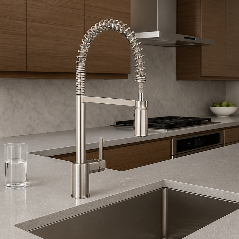 MEZCLADORA DE COCINA EXTRAIBLE CON RESORTE ALIGN