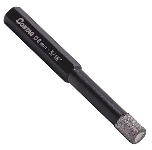 Broca de Diamante Cortag 8mm