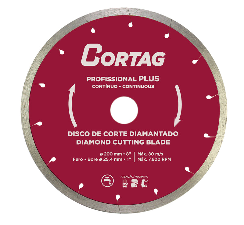 Disco Diamante 200mm Cortag 61340