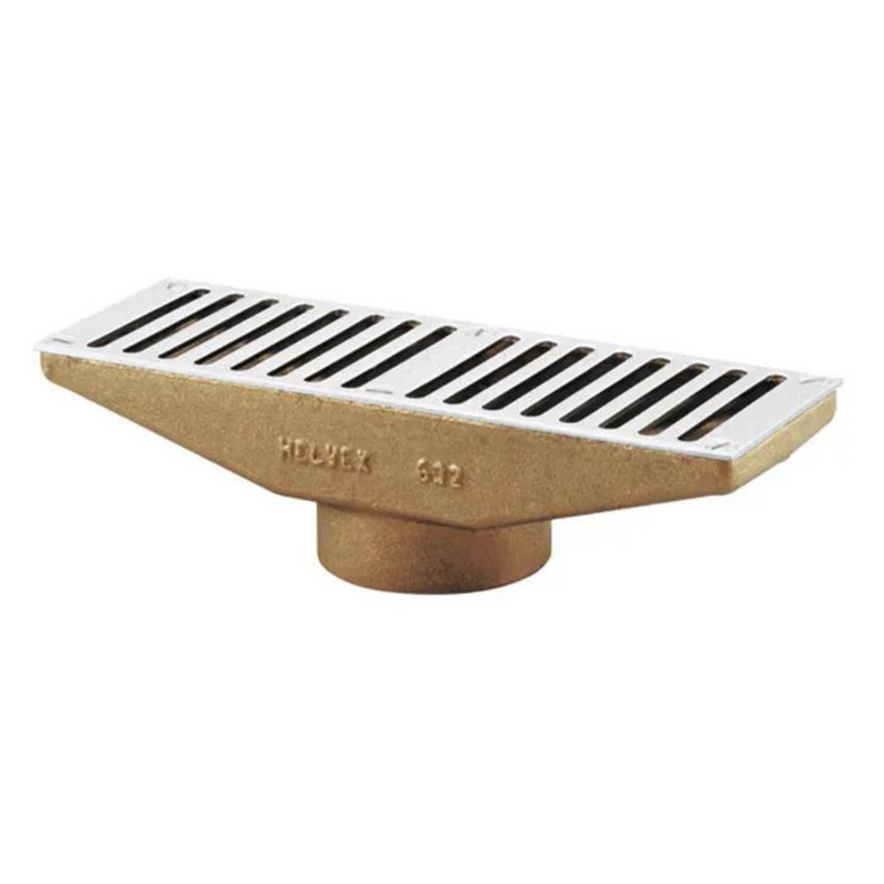 Coladera rebosadero rectangular 632-H