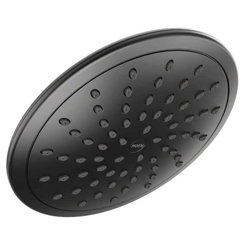 Regadera Redonda ZARINA de 8" Negro Mate 6345BL