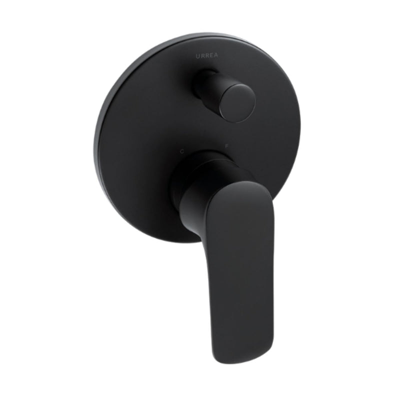 MONOMANDO PARA REGADERA TINA 9438LU.2 NEGRO MATE