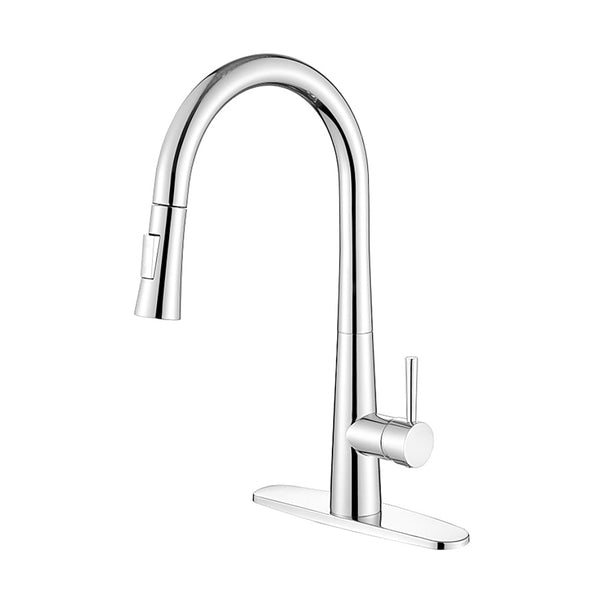MEZCLADORA PARA FREGADERO 9493 CROMO RETRACTIL