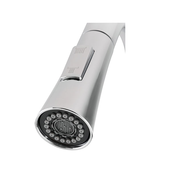 MEZCLADORA PARA FREGADERO 9493 CROMO RETRACTIL