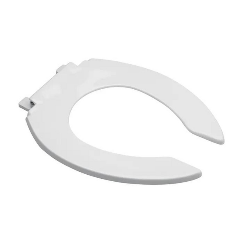 ASIENTO PARA INODORO ELONGADO FLUXÓMETRO SIN TAPA AF-1 BLANCO