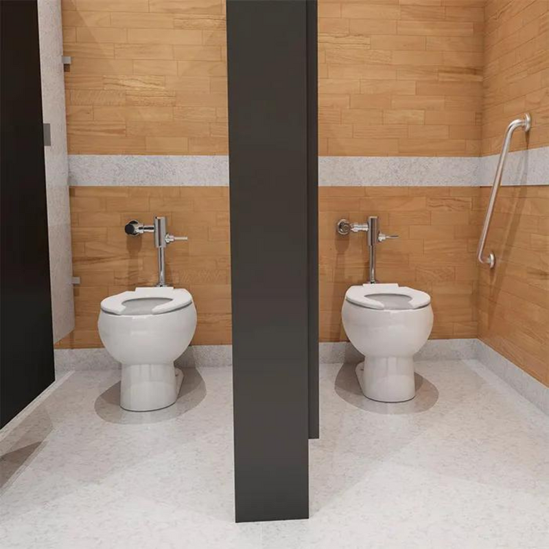 ASIENTO PARA INODORO ELONGADO FLUXÓMETRO SIN TAPA AF-1 BLANCO