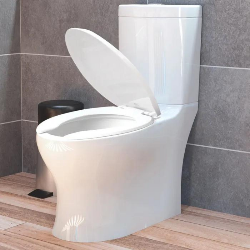Asiento para inodoro elongado AT-5 blanco