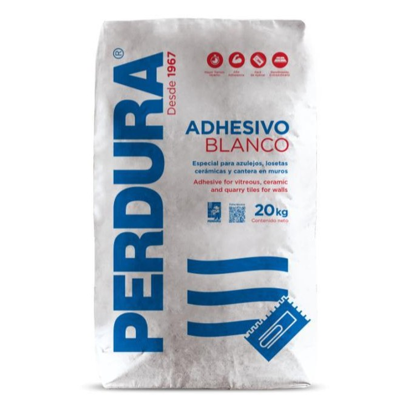 Adhesivo Perdura Blanco 20kg