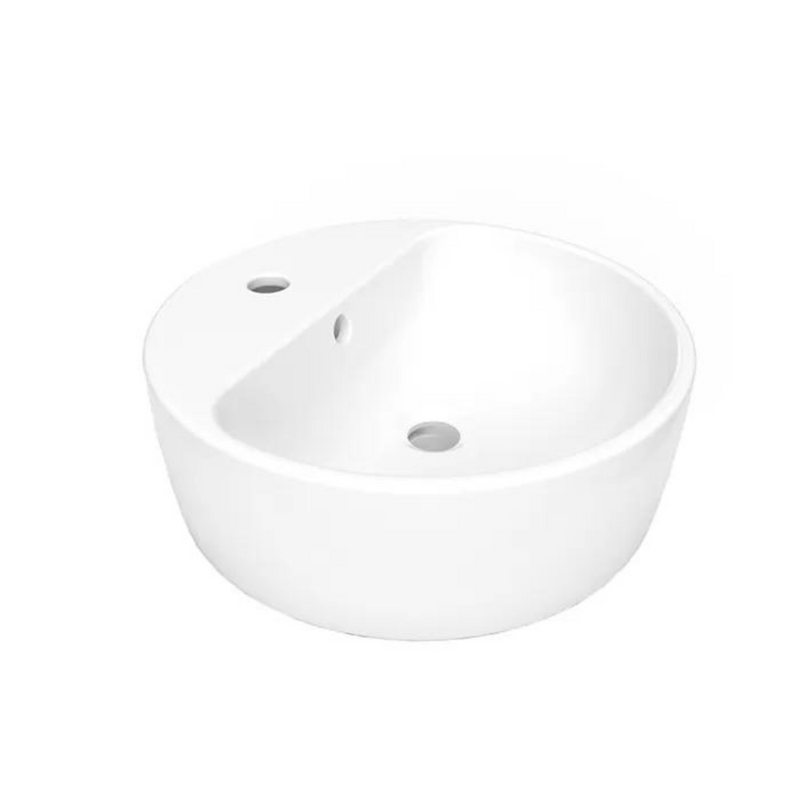 Lavabo sobreponer con rebosadero LV Morea 1 blanco