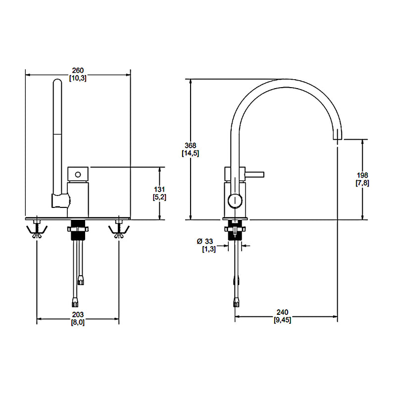 Mezcladora Para Fregadero  E-300