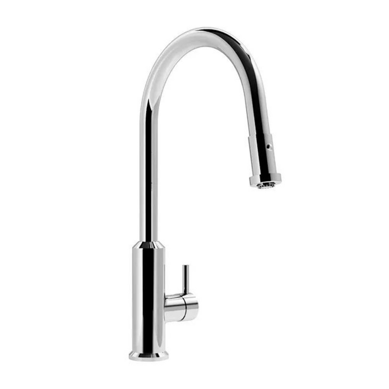 Monomando para cocina cabeza retráctil E-312 cromo