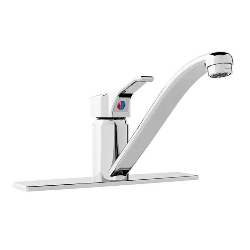 Monomando de cocina cuello giratorio E-34 cromo