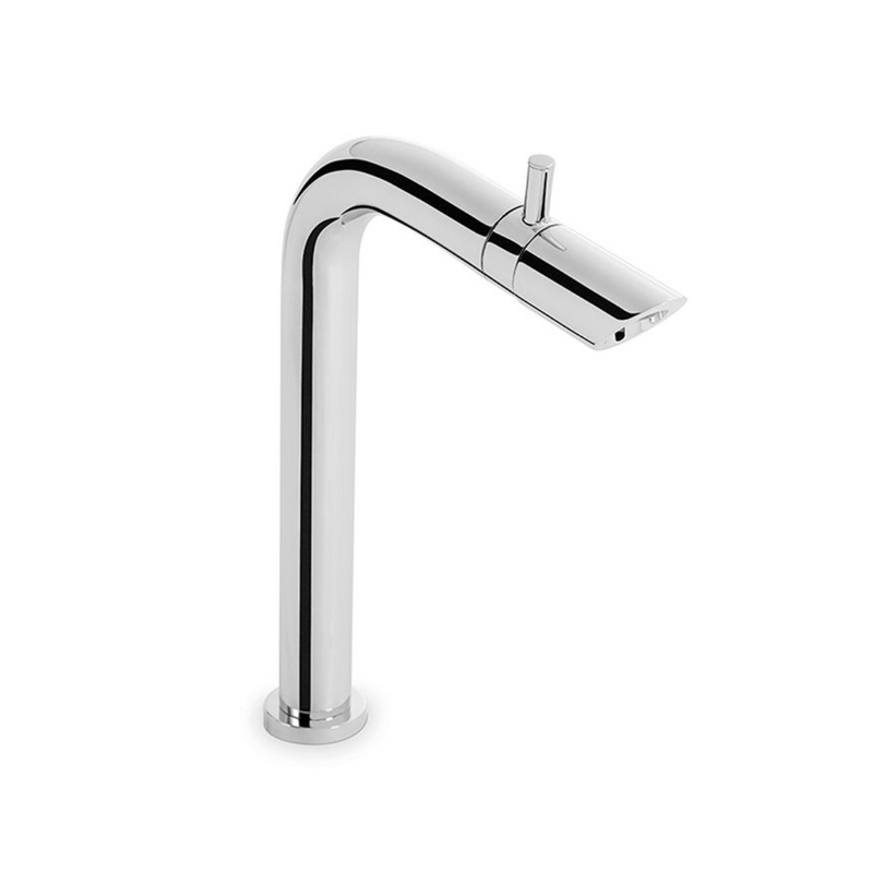 MONOMANDO LAVABO ALTO CONTRA DE PUSH BAMBOO CROMO E-923