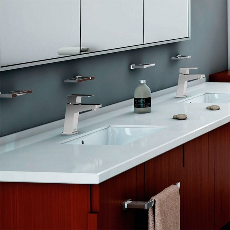 MONOMANDO LAVABO CONTRA REJILLA SQUADRA CROMO E-929