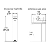 Monomando para lavabo alto EP-933 Cromo