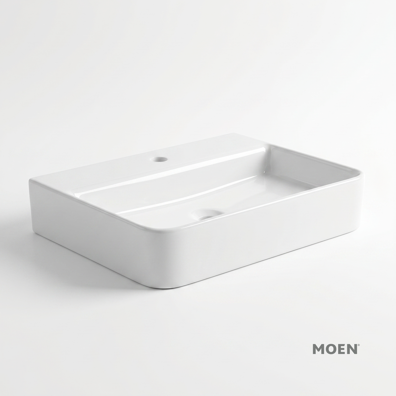 LAVABO MOEN SOBREPONER CON REBOSADERO