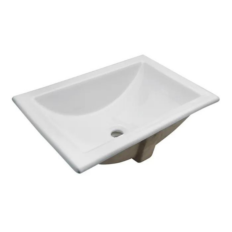 Lavabo sobre cubierta con rebosadero Marcus blanco