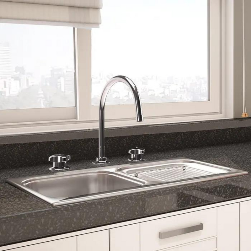Mezcladora de cocina cuello giratorio ME-302 cromo