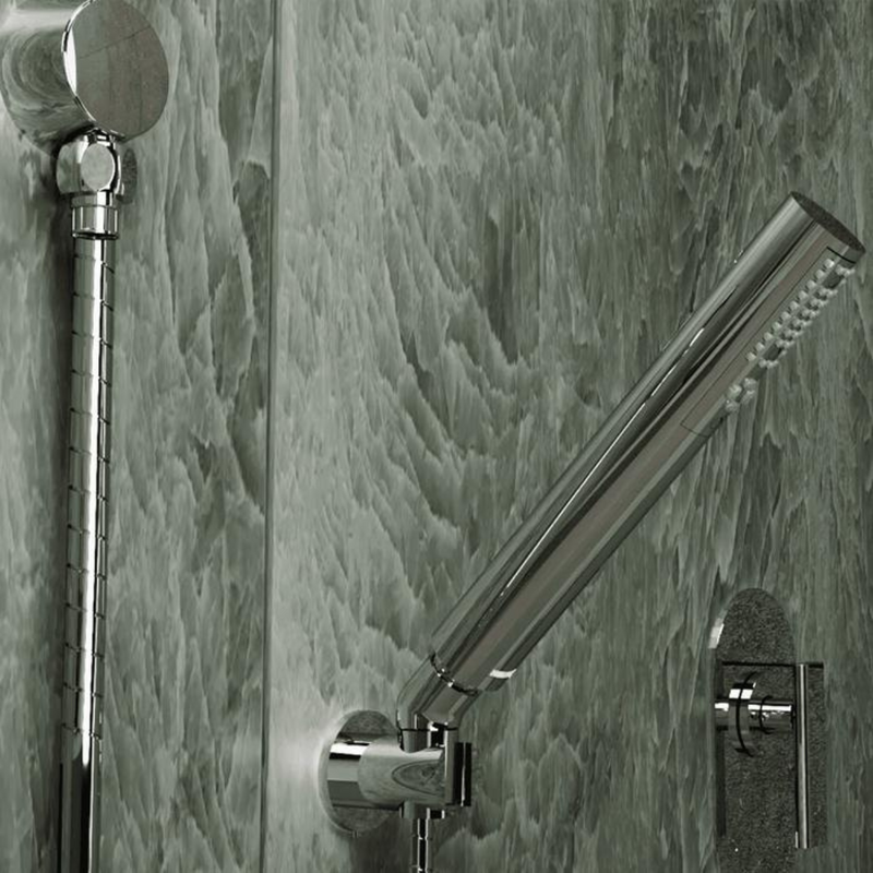 Regadera manual con soporte RM-30 cromo