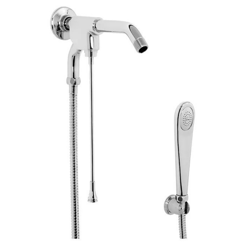 Regadera manual con desviador RM-7 cromo