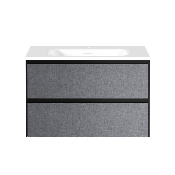 GABINETE TOCADOR PARA BAÑO GRIS OXFORD