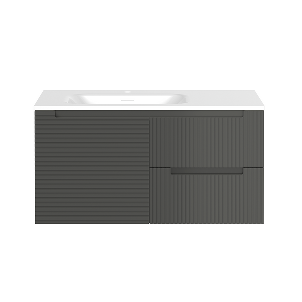 GABINETE TOCADOR PARA BAÑO GRIS LONDON